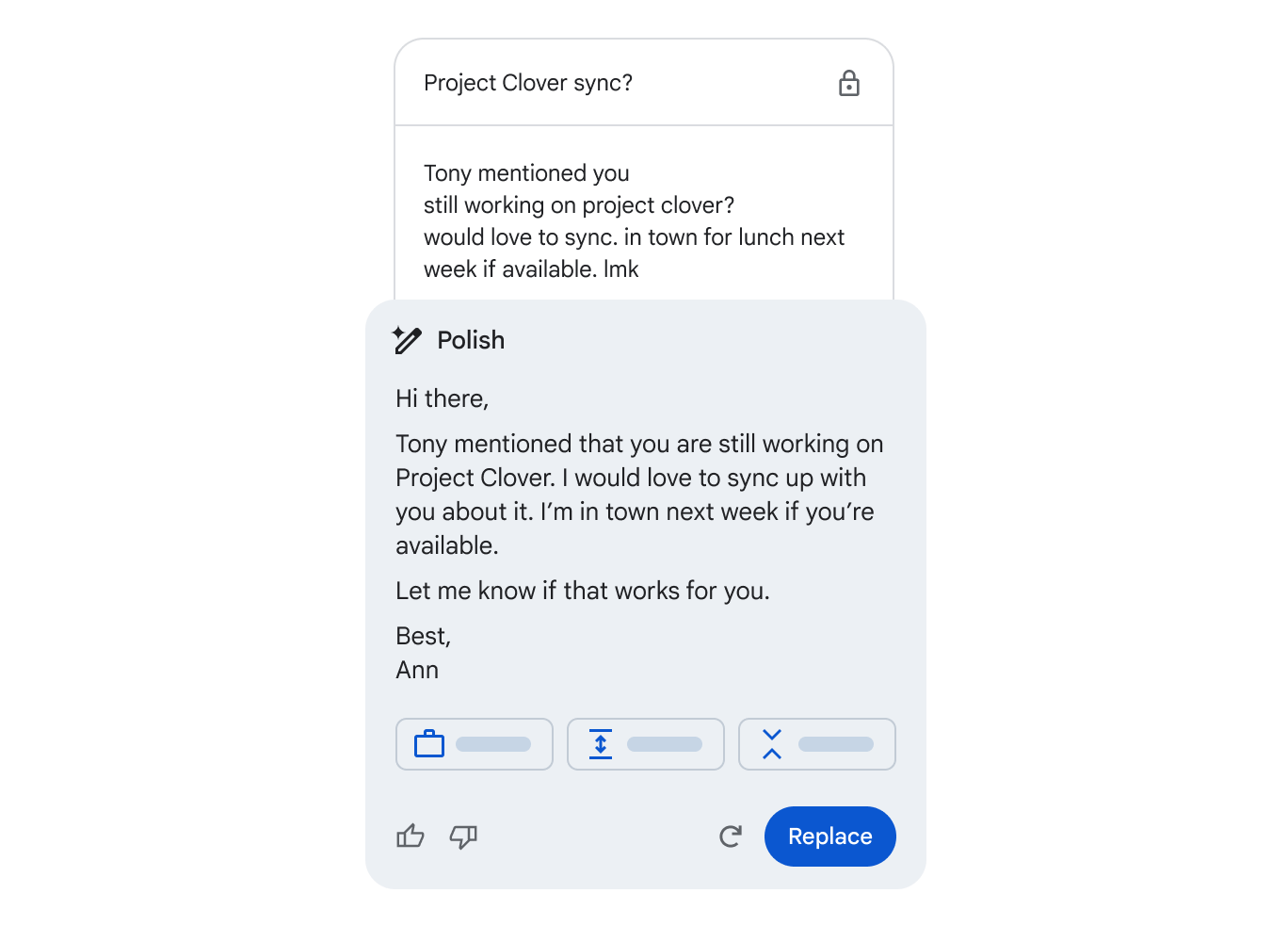 GEMINI · GMAIL: Mustandist selge ja viimistletud kiri.